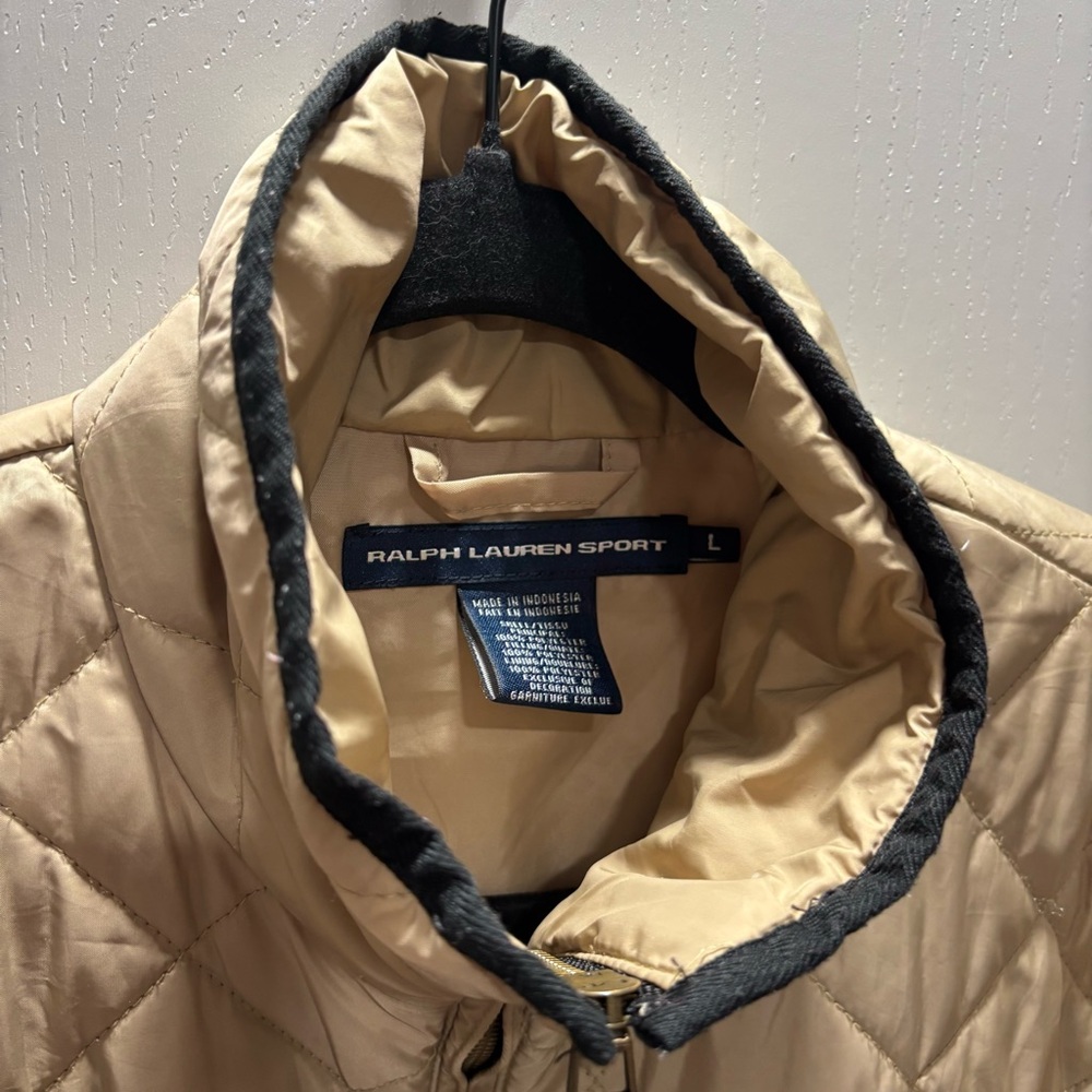 Ralph Lauren tan quilted jacket #preppy #outerwear - Picture 4 of 9